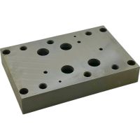 плита монтажная к 1Р323 труб монтаж выход вниз (DD-10-SP-B-6D)