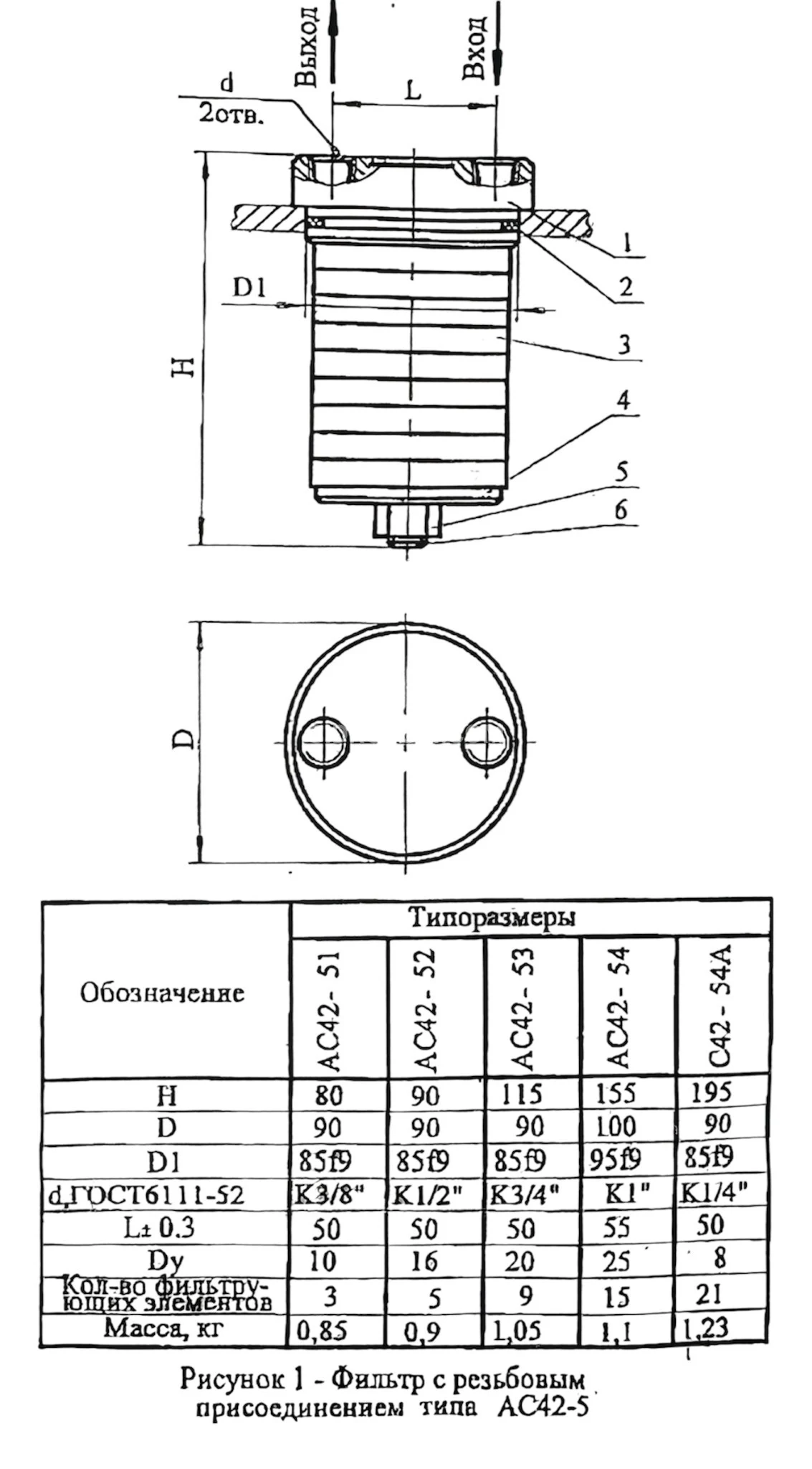 Title 1, Фильтр напорный сетчатый 0,16 АС 42-53