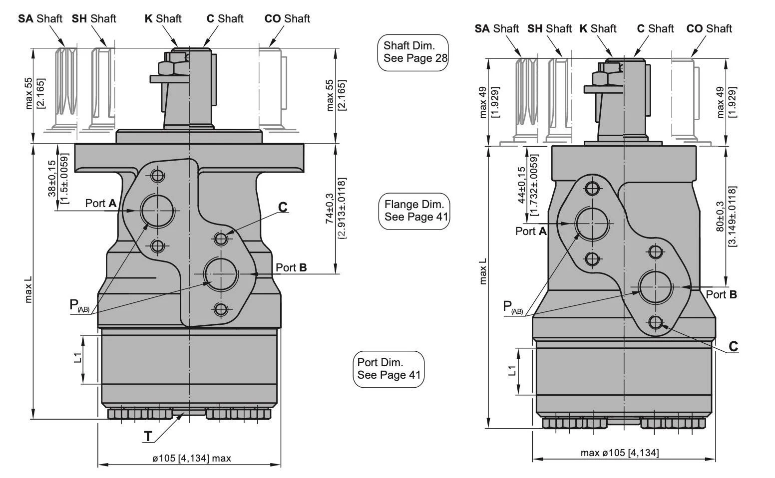 Title 1, гидромотор героторный MN 315 C/3