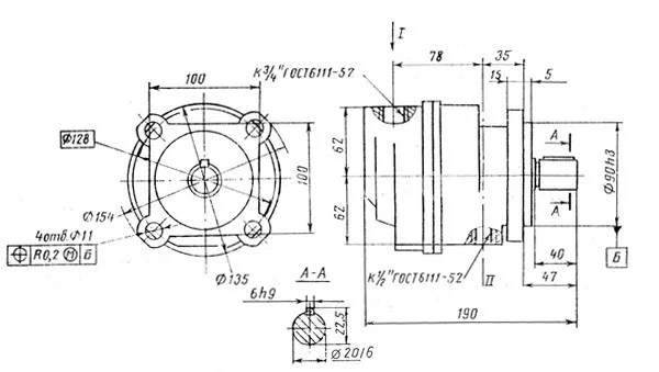 Title 1, пластинчатый насос Г 12-32М (21л.)