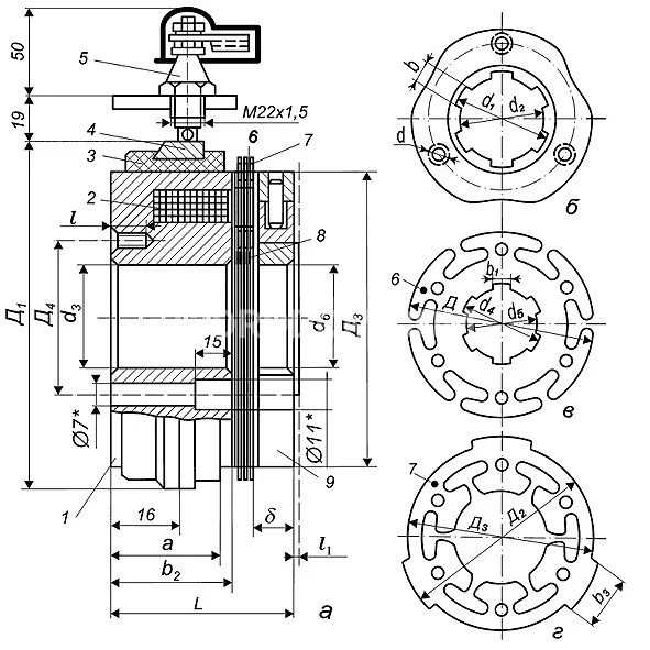 Title 1, муфта электромагнитная ЭМ 42 АР 1